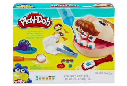 ست خمیربازی دندانپزشکی دکتر دریل پلی دو Play-Doh Doctor  مدل Drill 'n Fill Set
