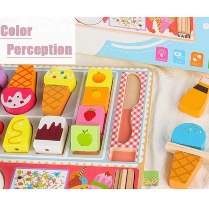 بستنی فروشی چوبی اسباب بازی KABI-0123