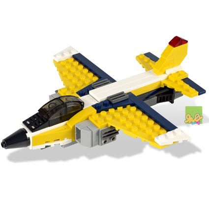 لگو هواپیمای جنگنده 3 در 1 مدل Architect 3105
