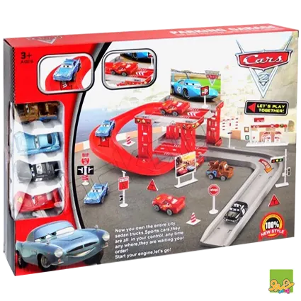پارکینگ طبقاتی اسباب بازی مدل Cars 2