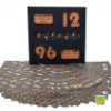 کاغذ اوریگامی ۱۵ در ۱۵ مشکی طلایی - بسته ۹۶ تایی